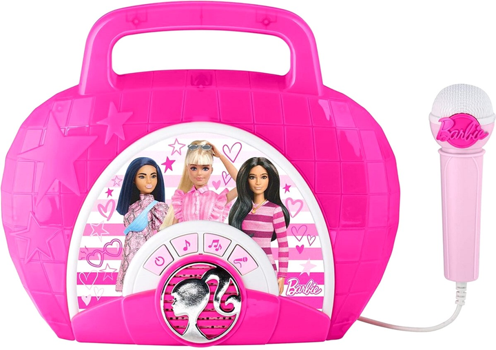 Бумбокс Mattel Barbie Sing-Along Boombox (0092298955858) - зображення 2