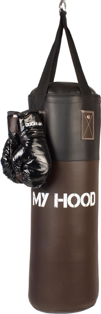 Боксерський набір My Hood Retro Коричнево-чорний 10 кг (5704035210452) - зображення 1