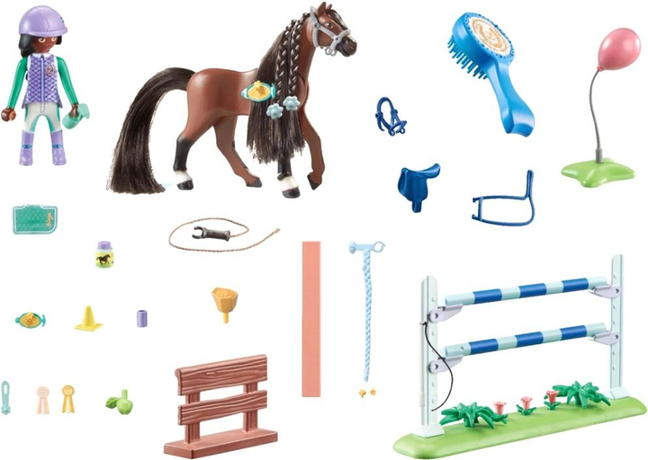 Zestaw do zabawy Playmobil Horses Of Waterfall Zoe i Blaze (44008789713551) - obraz 2