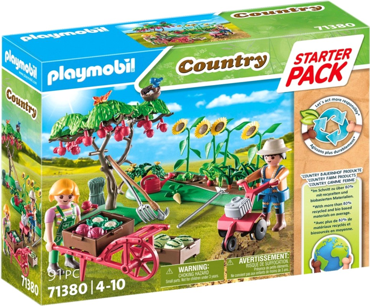 Ігровий набір Playmobil Starter Pack Город овочів (4008789713803) - зображення 1