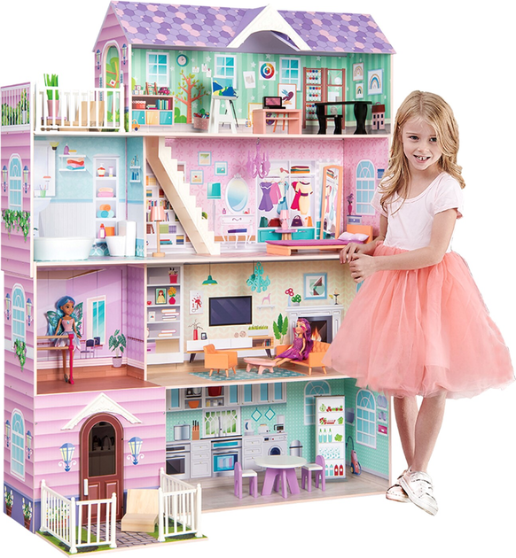 Domek zabaw ET Toys Mega Mansion Doll House (5711336036780) - obraz 1