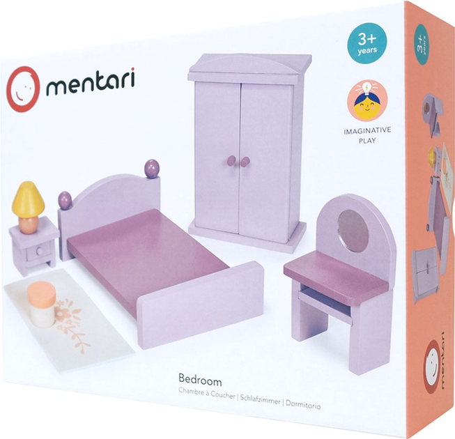 Meble do domku dla lalek Mentari Bedroom (0191856076254) - obraz 1