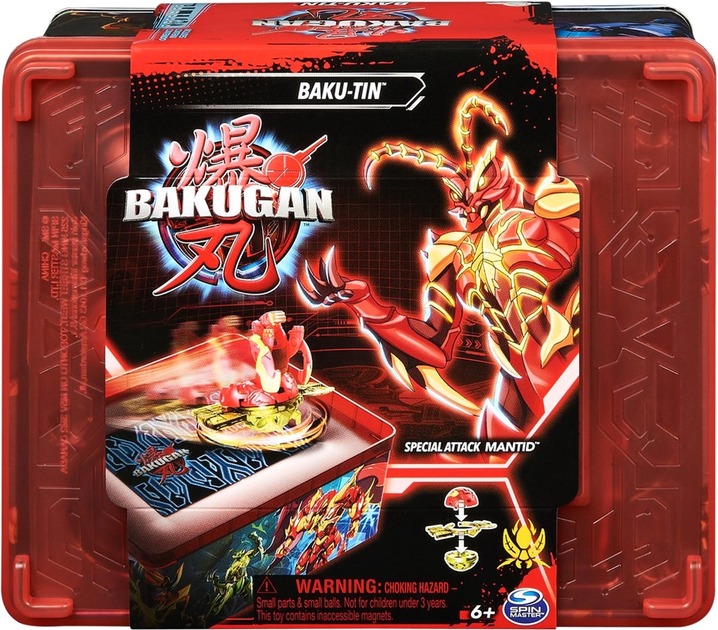 Ігровий набір Spin Master Bakugan Special Attack Mantid Tin Box (0778988466650) - зображення 1