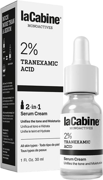 Сироватка для обличчя La Cabine Monoactives 2 Tranexamic Acid Serum Cream 30 мл (8435534411152) - зображення 1