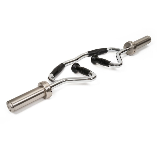 Гриф олимпийский Bi-Tri-Trap York Fitness 86см (50мм) с резиновыми рукоятками - Фото 3 Гриф олимпийский Bi-Tri-Trap York Fitness 86см (50мм) с резиновыми рукоятками - изображение 3