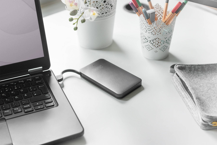 Зовнішній корпус для SSD/HDD 2.5 SATA III Digitus на USB 3.0 9.5/7.5 мм Алюмінієвий (DA-71114) - зображення 7