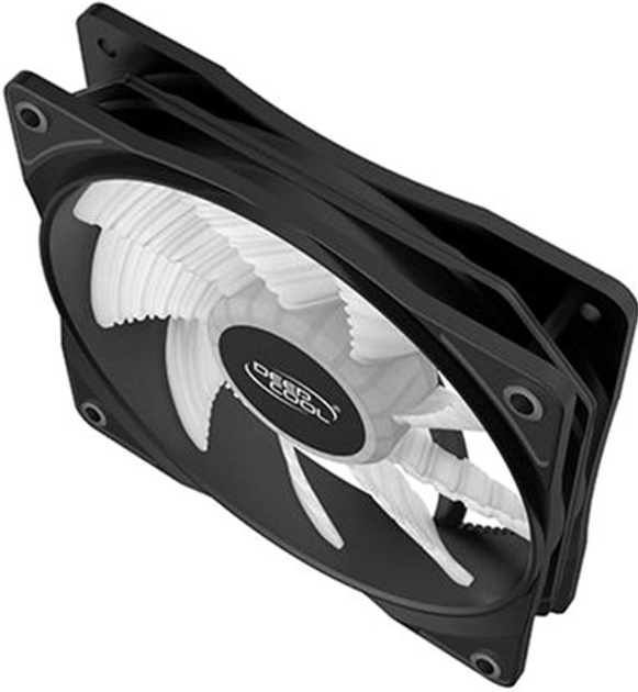 Кулер DeepCool RF120R Black-White (DP-FLED-RF120-RD) - зображення 4
