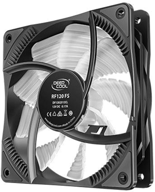 Кулер DeepCool RF120FS Black-White (DP-FLED3-RF120-FS) - зображення 7