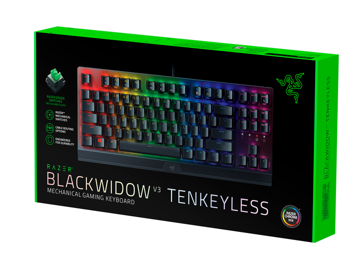 Klawiatura Razer BlackWidow V3 TKL Yellow Mechanical Switch ENG (RZ03-03491800-R3M1) - obraz 6