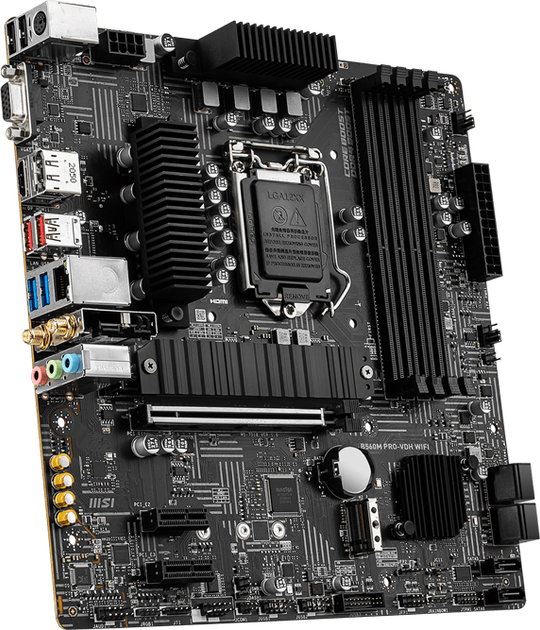 Płyta główna MSI B560M Pro-VDH Wi-Fi (s1200, Intel B560, PCI-Ex16) (4719072807849) - obraz 2