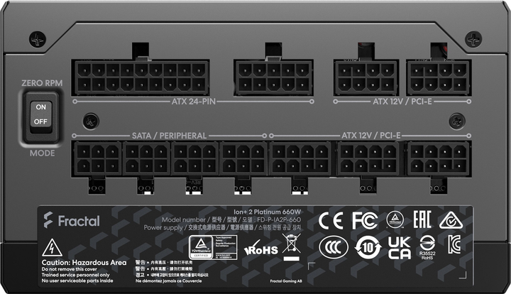 Zasilacz Fractal Design Ion + 2 Platinum 660W (FD-P-IA2P-660-EU) - obraz 8