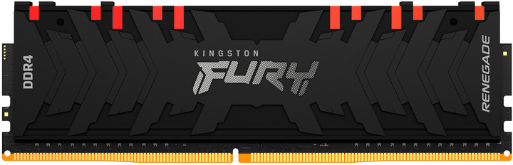 Оперативна пам'ять Kingston Fury DDR4-3200 32768 MB PC4-25600 Renegade RGB 2Rx8 Black (KF432C16RBA/32) - зображення 1