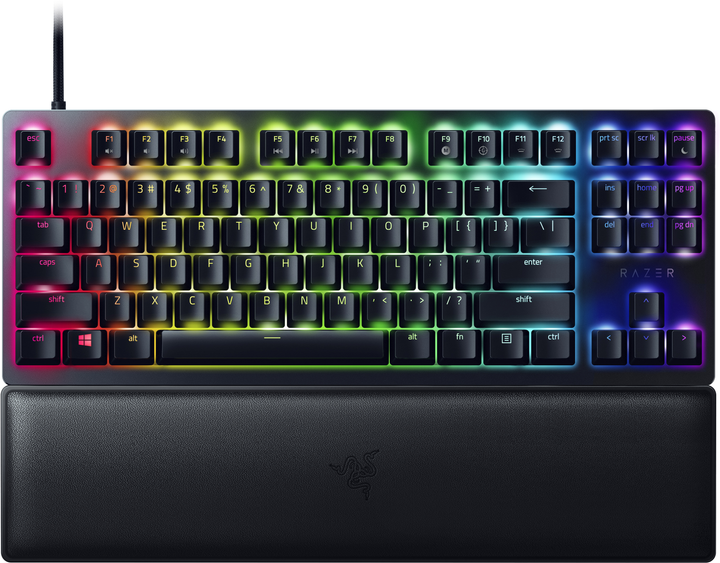 Klawiatura przewodowa Razer Huntsman V2 Tenkeyless Purple Optical Switch RU USB (RZ03-03941400-R3R1) - obraz 1