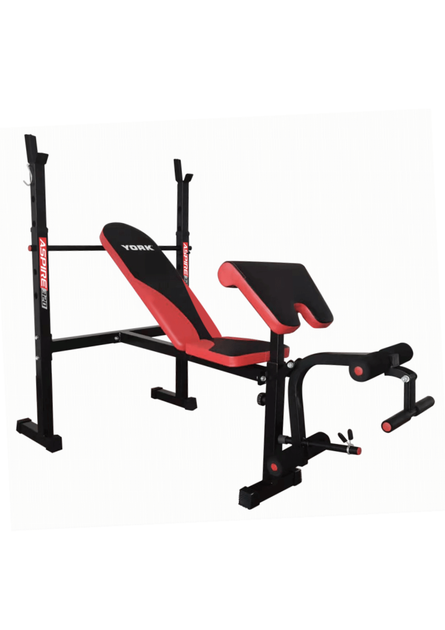 Лавка для жиму York Fitness ASPIRE 320 з стійкою для штанги та партою Скотта - зображення 2