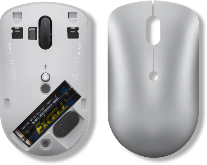 Миша Lenovo 540 USB-C Wireless Compact Mouse Cloud Grey (GY51D20869) - зображення 6
