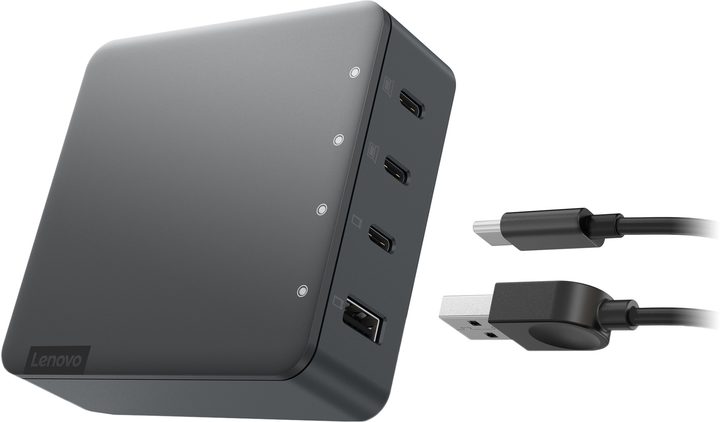 Зарядний пристрій Lenovo Go 130W Multi-Port Charge (G0A6130WEU) - зображення 7