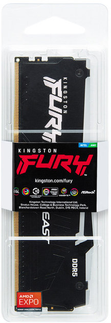 Pamięć Kingston FURY DDR5-5600 16384MB PC5-44800 Beast RGB AM5 Black (KF556C36BBEA-16) - obraz 5