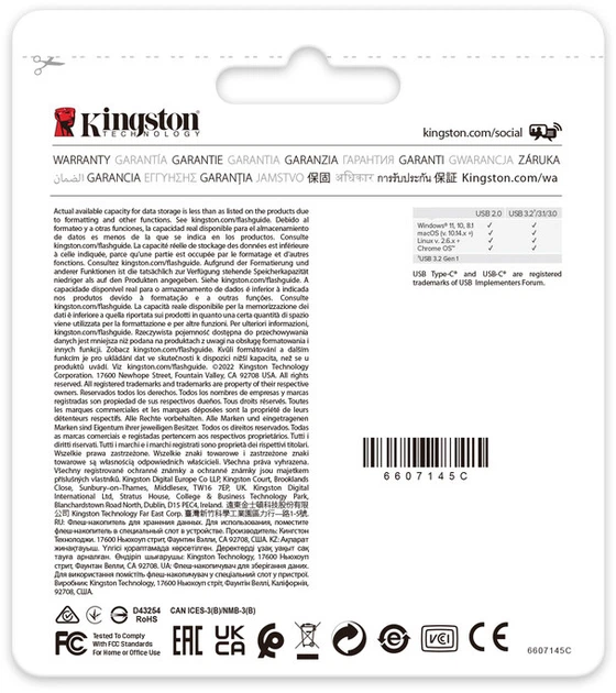 Pamięć flash USB Kingston DataTraveler 80 M 128GB (DT80M/128GB) - obraz 8