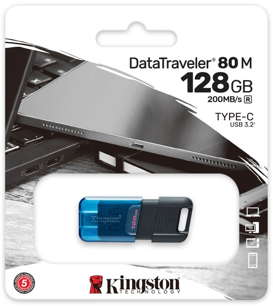 Pamięć flash USB Kingston DataTraveler 80 M 128GB (DT80M/128GB) - obraz 7