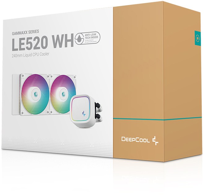 Chłodzenie wodne DeepCool LE520 WH ARGB (R-LE520-WHAMMN-G-1) - obraz 7