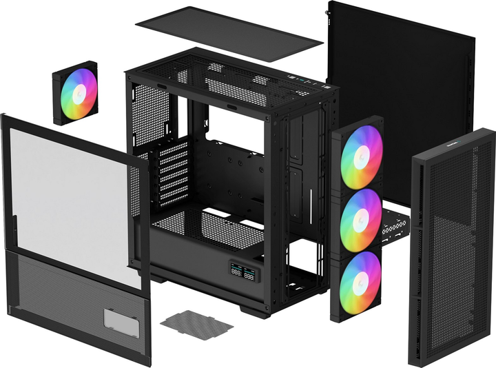 Корпус DeepCool CH560 Digital Black (R-CH560-BKAPE4D-G-1) - зображення 13