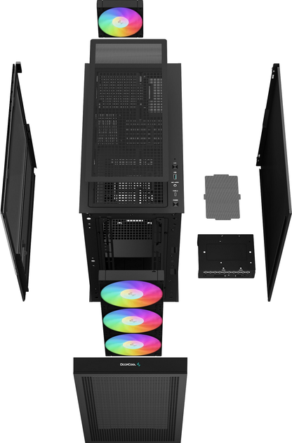 Корпус DeepCool CH560 Digital Black (R-CH560-BKAPE4D-G-1) - зображення 14