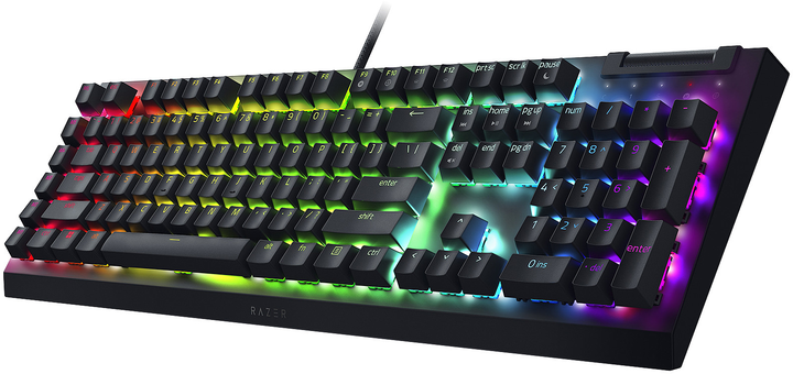 Клавіатура дротова Razer BlackWidow V4 X Yellow Switch RU USB Black (RZ03-04702500-R3R1) - зображення 4