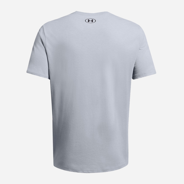 Футболка довга чоловіча Under Armour UA GL Foundation Update SS 1382915-011 M Сіра (196885634994) - зображення 4