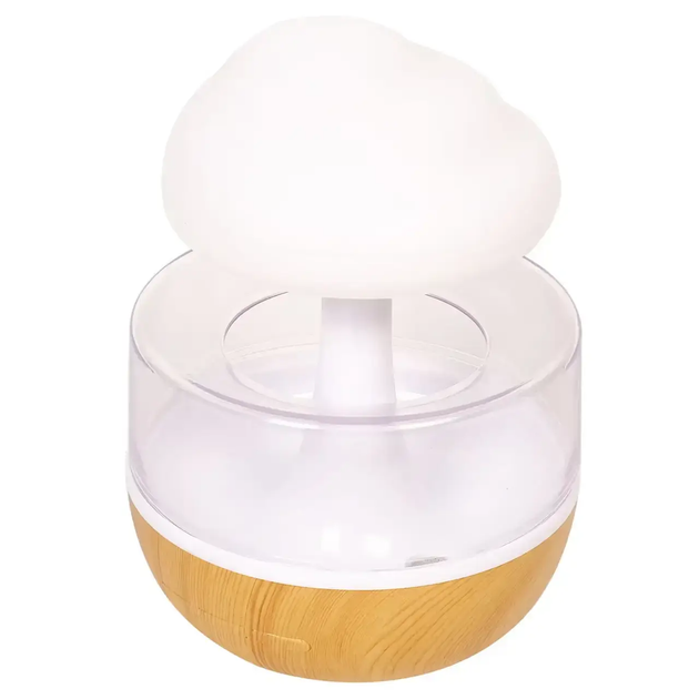 Увлажнитель воздуха Humidifier Cloud rain в форме гриба с эффектом дождя и ночником 7 цветов с пультом - изображение 7