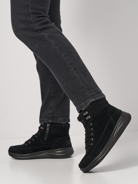 Жіночі зимові черевики низькі Skechers 144770 BBK 36 (6US