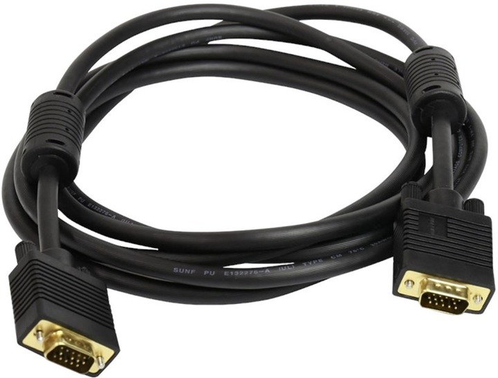 Kabel Ergotron VGA- VGA 3 m Black (698833035100) - obraz 1