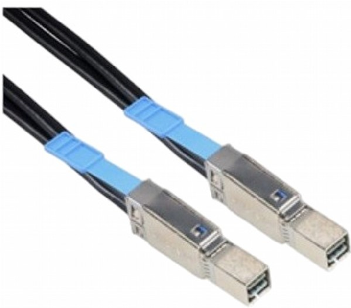 Kabel Lenovo 4 x mini-SAS - 4 x mini-SAS 0.6 m Black (00MJ176) - obraz 1