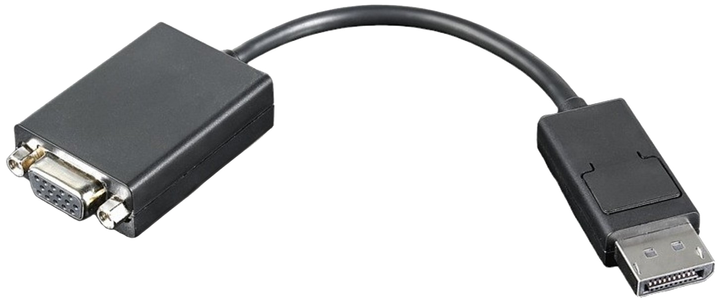 Adapter Lenovo DisplayPort - VGA Black (57Y4393) - obraz 1