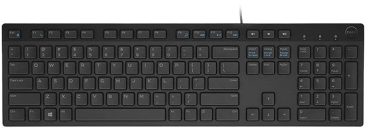 Клавіатура дротова Dell Multimedia KB-216 USB (580-ADGR) - зображення 1