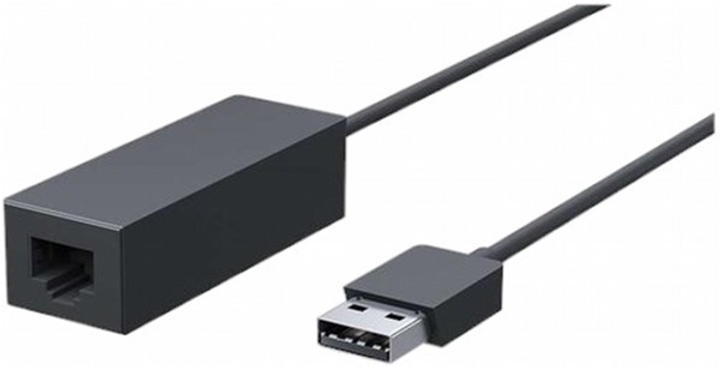 Adapter Microsoft USB Type-A - RJ-45 Black (EJS-00006) - obraz 1