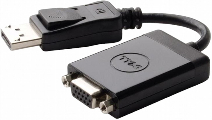 Adapter Dell VGA - DisplayPort Black (470-ABEL) - obraz 1