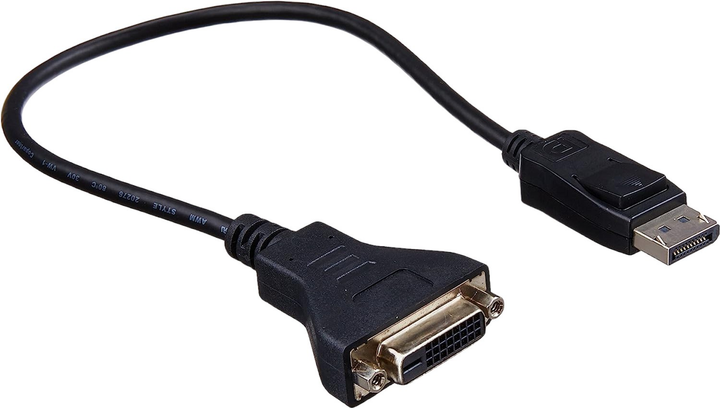 Adapter Dell DisplayPort - DVI-D Black (470-ABEO) - obraz 1
