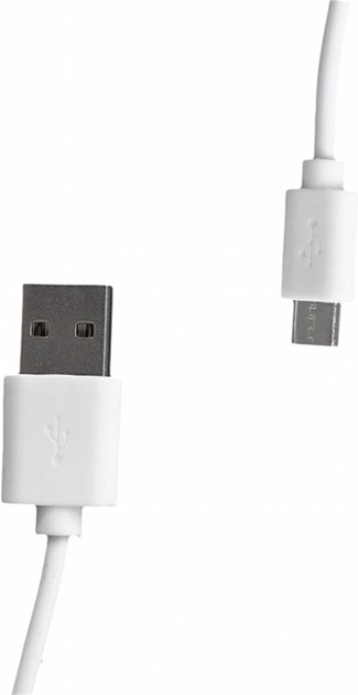 Kabel Whitenergy USB Type-A - micro-USB 1 m White (5908214367160) - obraz 1