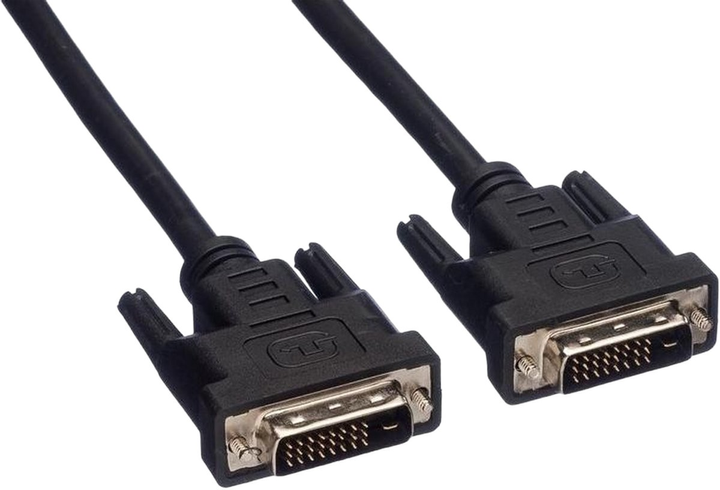 Kabel Value DVI-D - DVI-D 2 m Black (7611990197545) - obraz 1