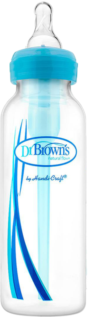 Пляшка для годування Dr. Brown's Standard Blue Baby Bottle 250 мл (72239311448) - зображення 1