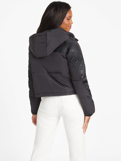 Зимова куртка жіноча Guess Q2BL07WF3H2-JBLK XS Чорна (7619342230629) - зображення 2
