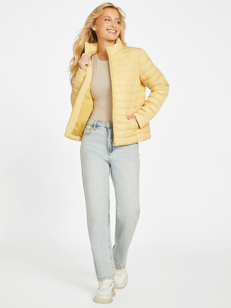 Демісезонна куртка жіноча Guess Q3OL08WEZT2-A210 XL Жовта (7621701328779) - зображення 2