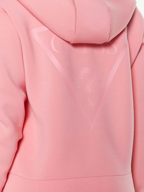 Спортивна кофта жіноча Guess V3RQ11K7UW2 L Коралова (7621701502193) - зображення 4