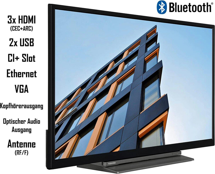 Телевизор 24 дюйма Toshiba 24WL3C63DAX (W22-ET5858) Б/У купить в ...