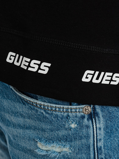 Футболка жіноча Guess V3GI04I3Z14 XS Чорна (7621701669254) - зображення 4
