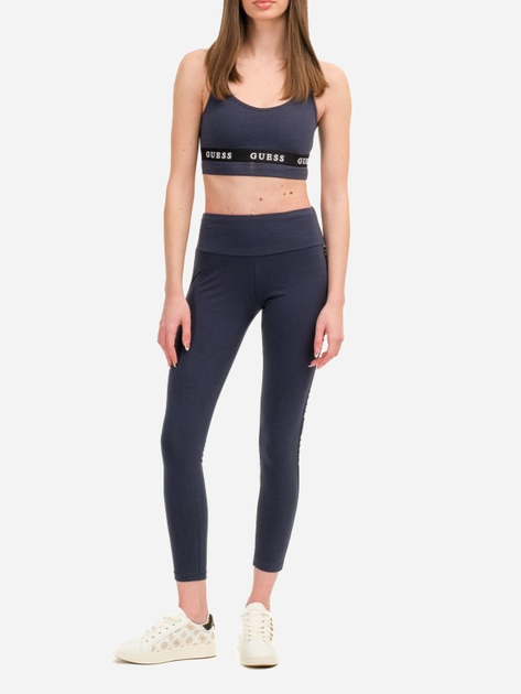 Top sportowy damski Guess V3RP15KABR0-G7JW XS Granatowy (7619342717953) - obraz 3