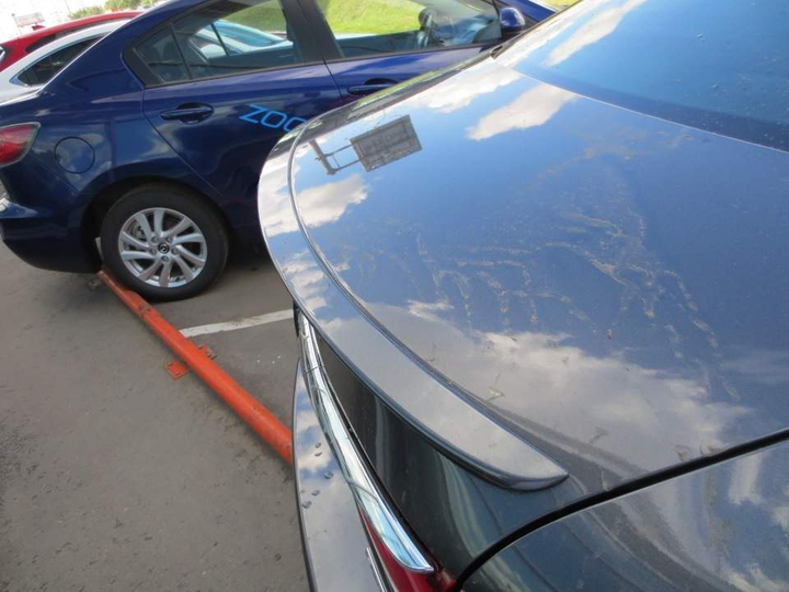 Спойлер лип на багажник Mazda 6 2013- ABS пластик, цвет черный KINDLE для Mazda 6 2013+ (8414) - изображение 3