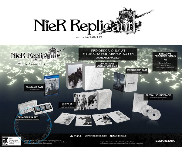 Nintendo Switch Nier Replicant White  Edition NieR Replicant ver.1.22474487139… White Snow Edition