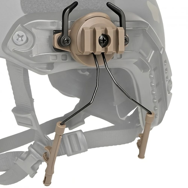 Адаптер на шлем Tan для наушников Peltor/Earmor/Walkers HL-ACC-43-T (HL-ACC-43-T) - изображение 2