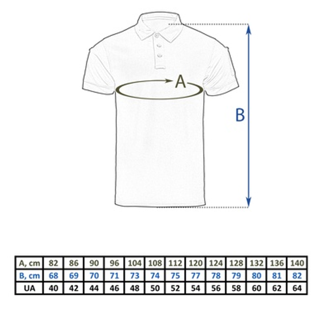 Футболка поло тактична CoolPASS Олива 50 - зображення 2